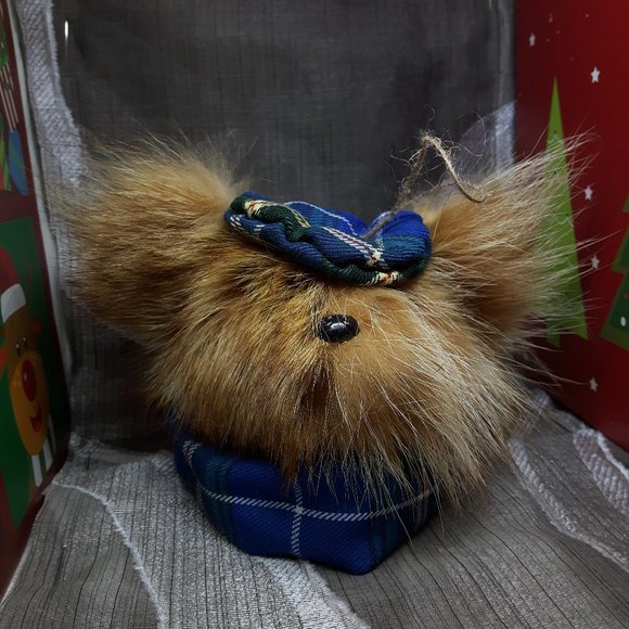Tartan Teddy Bear Christmas Ornament - Nova Scotia Tartan - Coyote - Picture 2 of 6